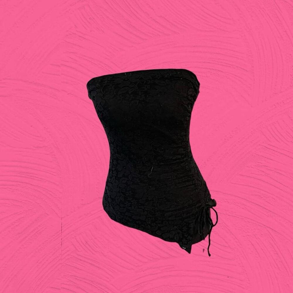 Almost Famous Black Lace Tube